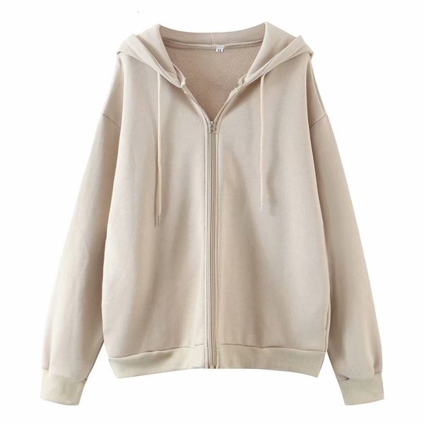 2021 new autumn wind in europe and america women's pure color easy zipper manufacturers selling wholesale hooded fleece r4fz, Black
2021 new autumn wind in europe and america women's pure color easy zipper manufacturers selling wholesale hooded fleece r4fz, Black
