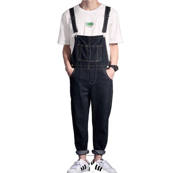 men's jeans mens cotton denim black jumpsuit bib overall men fashion casual male long trousers size s-xl, Blue
men's jeans mens cotton denim black jumpsuit bib overall men fashion casual male long trousers size s-xl, Blue