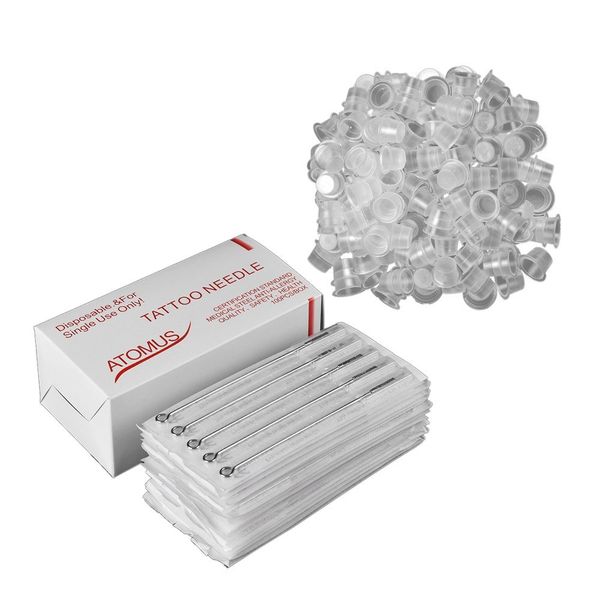 tattoo needles & cups set 100pcs disposable mixed tattoo needles & 100pcs tattoo ink cups medium size includes 3rl/ 5rl
tattoo needles & cups set 100pcs disposable mixed tattoo needles & 100pcs tattoo ink cups medium size includes 3rl/ 5rl