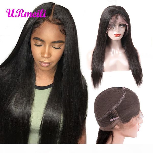 glueless 360 full lace human hair wigs for women black pre plucked brazilian straight virgin hair 150% density lace wig with baby hair, Black;brown
glueless 360 full lace human hair wigs for women black pre plucked brazilian straight virgin hair 150% density lace wig with baby hair, Black;brown