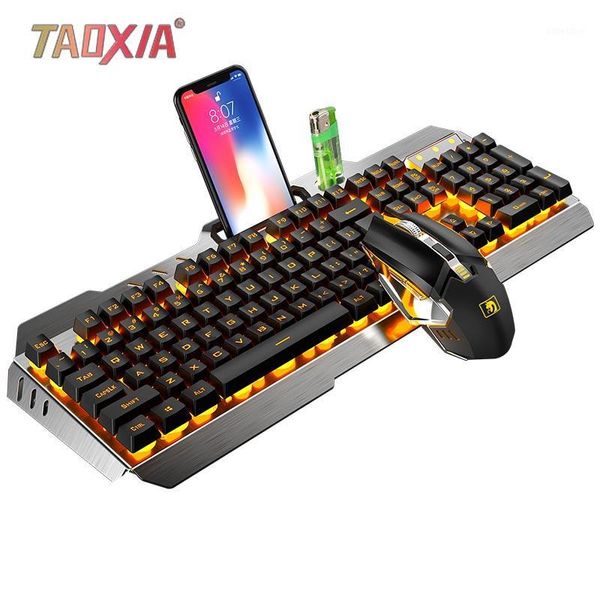 Wireless Rechargeable Keyboard And Mouse Set Really Mechanical Keyboard Laptop Computer Esports Game Portable Charging Keyboards1
Wireless Rechargeable Keyboard And Mouse Set Really Mechanical Keyboard Laptop Computer Esports Game Portable Charging Keyboards1