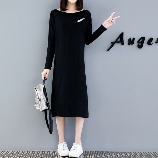 8npdy spring dressembroidered dress summer 2019 wo loose oversized women's feather embroidered sweater for medium length over knee skir, Black;gray
8npdy spring dressembroidered dress summer 2019 wo loose oversized women's feather embroidered sweater for medium length over knee skir, Black;gray