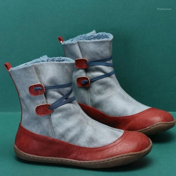 2020 women flat ankle boots vintage autumn ladies fur short plush cross strap woman platform boots female casual women's1, Black
2020 women flat ankle boots vintage autumn ladies fur short plush cross strap woman platform boots female casual women's1, Black