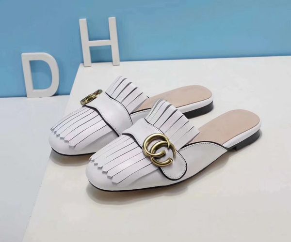 leather summer comfortable and simple tassel muller shoes wear sandals low heel women's shoes baotou shoes, Black
leather summer comfortable and simple tassel muller shoes wear sandals low heel women's shoes baotou shoes, Black