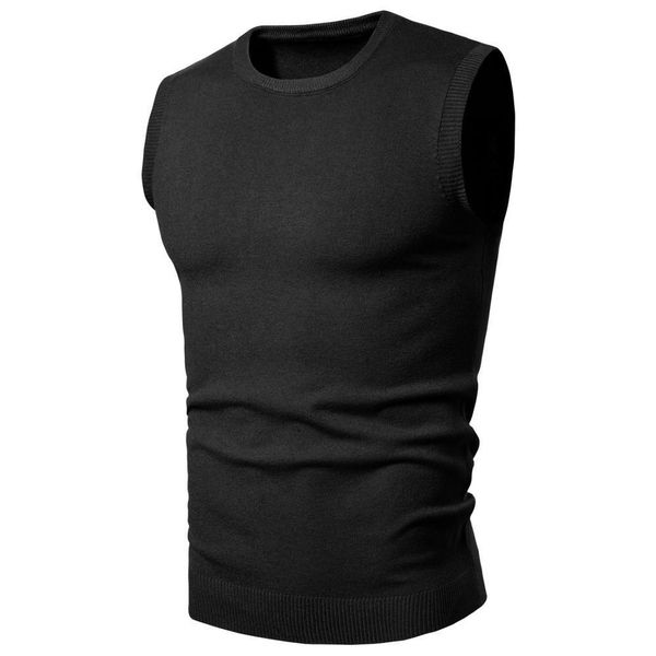 male cotton sweater pullovers man o-neck none sleaver sweaters 201021, White;black
male cotton sweater pullovers man o-neck none sleaver sweaters 201021, White;black