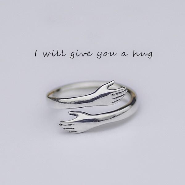 cluster rings cute fashion creative "give you a hug" couple ring, men and women jewelry wedding engagement items adjustable, Golden;silver
cluster rings cute fashion creative "give you a hug" couple ring, men and women jewelry wedding engagement items adjustable, Golden;silver