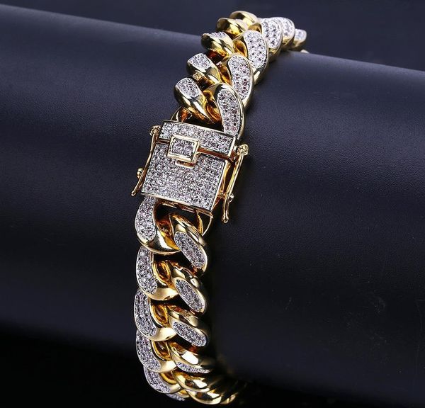 18k gold white gold iced out cz zirconia miami cuban link chain bracelet 10 14 18mm rapper hip hop curb jewe wmtnww dayupshop, Black
18k gold white gold iced out cz zirconia miami cuban link chain bracelet 10 14 18mm rapper hip hop curb jewe wmtnww dayupshop, Black