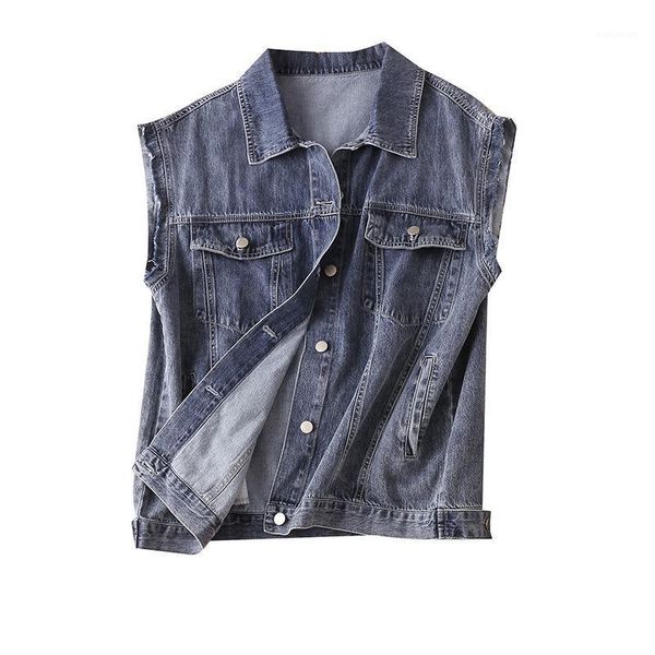 denim vest streetwear tank women's jacket pockets turn-down collar single breasted solid korean fashion women clothes1, Black;white
denim vest streetwear tank women's jacket pockets turn-down collar single breasted solid korean fashion women clothes1, Black;white