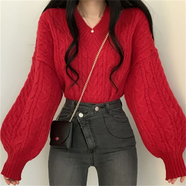 2021 new women's oversized knitting jersey solid sweater v-sleeves of taillight jumper mesh jumpers fashion winter 7nz0, White;black
2021 new women's oversized knitting jersey solid sweater v-sleeves of taillight jumper mesh jumpers fashion winter 7nz0, White;black