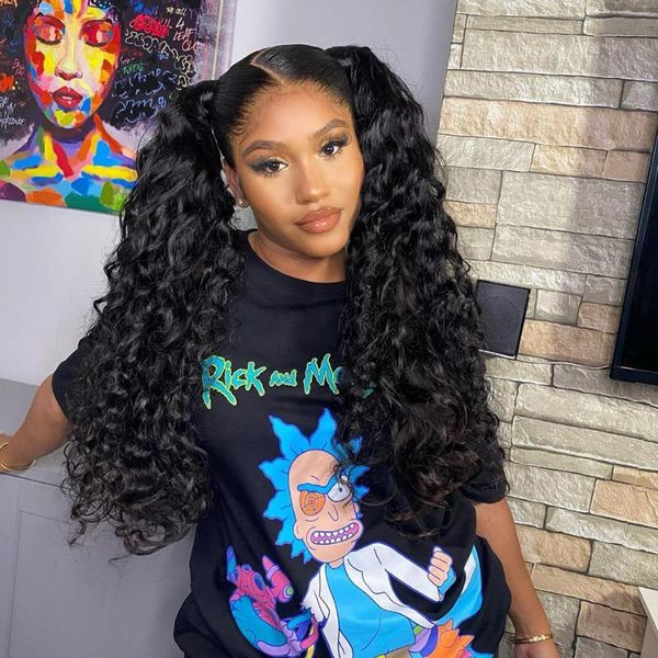 lace wigs water wave 13x4 transparent full front wig human hair deep curly hd frontal remy brazilian pre plucked, Black;brown
lace wigs water wave 13x4 transparent full front wig human hair deep curly hd frontal remy brazilian pre plucked, Black;brown