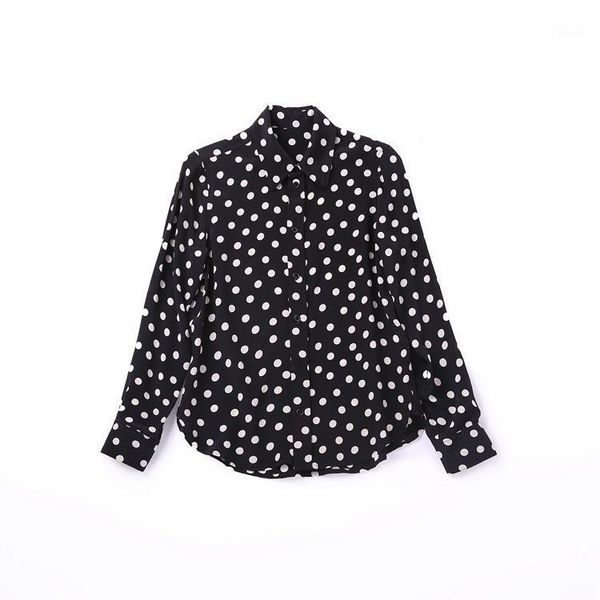 european station advanced quality 2019 autumn fashion new polka dot office lady pure silk shirts long sleeved blouses black red1, White
european station advanced quality 2019 autumn fashion new polka dot office lady pure silk shirts long sleeved blouses black red1, White