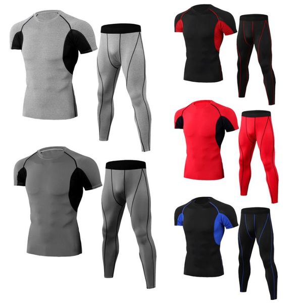 2020 men suit rashguard male kit compression clothing male long-sleeved t-shirt + leggings tracksuit men, Black;blue
2020 men suit rashguard male kit compression clothing male long-sleeved t-shirt + leggings tracksuit men, Black;blue