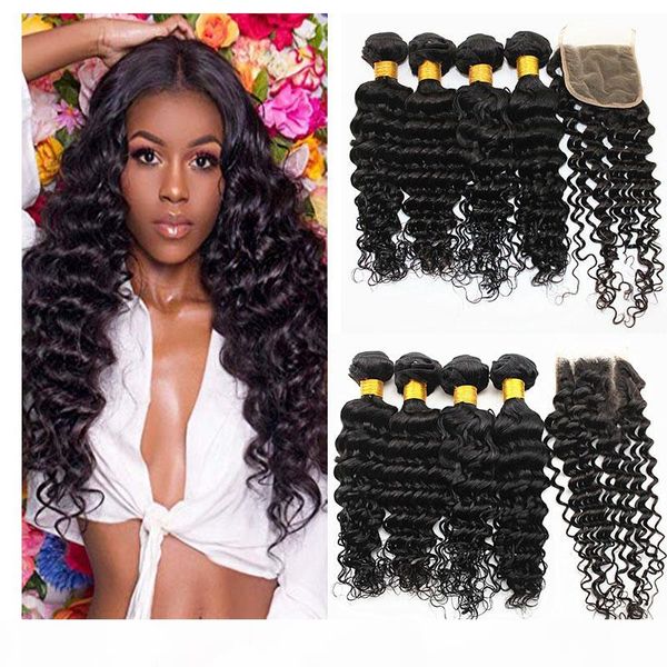 deep wave brazilian hair bundles with closure peruvian 100% virgin human hair extensions with 4x4 lace closure natural color 8-28inch, Black;brown
deep wave brazilian hair bundles with closure peruvian 100% virgin human hair extensions with 4x4 lace closure natural color 8-28inch, Black;brown