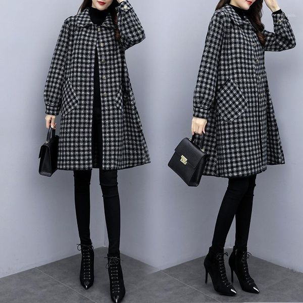 plus size women's 2020 winter new woolen coat fat mm high-end western style loose and thin woolen coathigh-end western style coa1, Black
plus size women's 2020 winter new woolen coat fat mm high-end western style loose and thin woolen coathigh-end western style coa1, Black