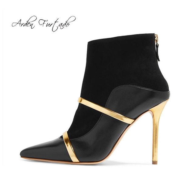 boots arden furtado fashion women's shoes pointed toe stilettos heels zipper mature elegant ladies short 45 46, Black
boots arden furtado fashion women's shoes pointed toe stilettos heels zipper mature elegant ladies short 45 46, Black