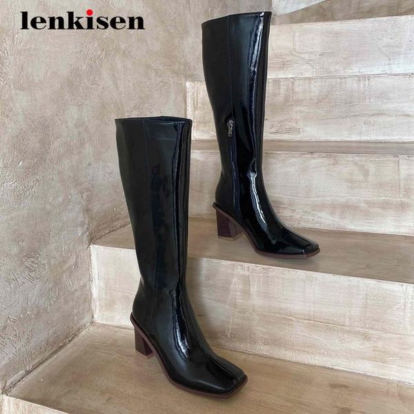 lenkisen 2020 winter new boots stone pattern three colors square toe thick high heel zipper pretty girls knee-high boots l78, Black
lenkisen 2020 winter new boots stone pattern three colors square toe thick high heel zipper pretty girls knee-high boots l78, Black