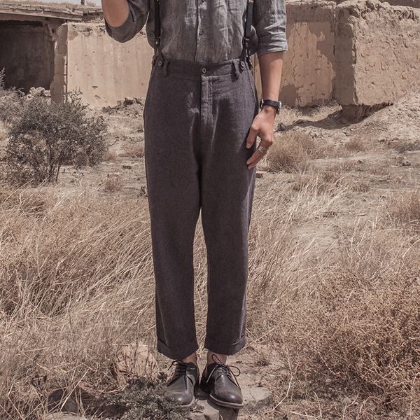 soarin american texture linen overalls men's may khaki straight tube loose 9-point wide leg casual pants
soarin american texture linen overalls men's may khaki straight tube loose 9-point wide leg casual pants