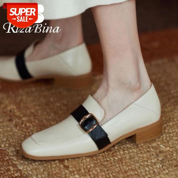 rizabina size 33-40 real leather women pumps fashion buckle square toe spring shoes woman thick heel office lady daily footwear #ni1a
rizabina size 33-40 real leather women pumps fashion buckle square toe spring shoes woman thick heel office lady daily footwear #ni1a