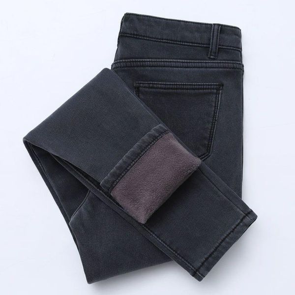 winter high waist jeans women thick warm stretch skinny pencil pants female simple casual black plus size trousers, Blue
winter high waist jeans women thick warm stretch skinny pencil pants female simple casual black plus size trousers, Blue