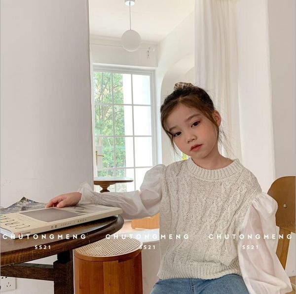 pullover 2021 wholesale girls knitted patchwork sweater spring fashion sweaters 3-8t a76, Blue
pullover 2021 wholesale girls knitted patchwork sweater spring fashion sweaters 3-8t a76, Blue