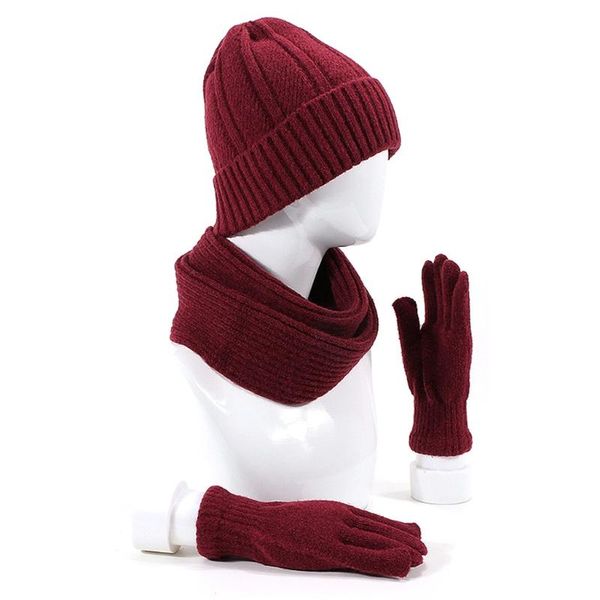 hats, scarves & gloves sets 3pcs men women knitted beanie hat scarf set thick winter warm cap d0lf, Blue;gray
hats, scarves & gloves sets 3pcs men women knitted beanie hat scarf set thick winter warm cap d0lf, Blue;gray