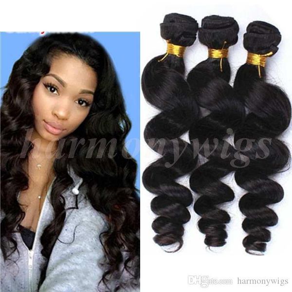 unprocessed brazilian hair wefts human hair weaves loose wave bundles 8-34inch indian malaysian mongolian cambodian hair extensions, Black
unprocessed brazilian hair wefts human hair weaves loose wave bundles 8-34inch indian malaysian mongolian cambodian hair extensions, Black