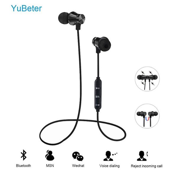 yubeter magnetic wireless bluetooth earphones neckband sport running earbud built-in mic headset sweatproof earpieces hands free
yubeter magnetic wireless bluetooth earphones neckband sport running earbud built-in mic headset sweatproof earpieces hands free