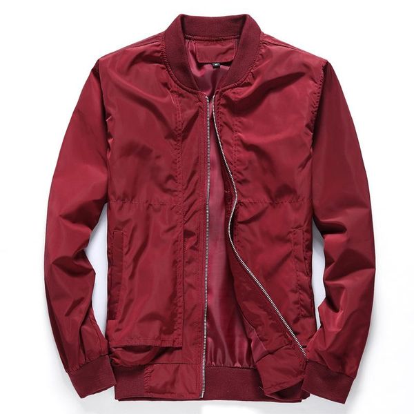 quality brand baseball mens bomber jacket coat thin spring men's jackets solid coats male casual red jacket outerdoor overcoat, Black;brown
quality brand baseball mens bomber jacket coat thin spring men's jackets solid coats male casual red jacket outerdoor overcoat, Black;brown