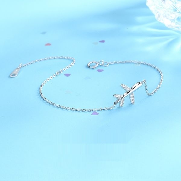 s925 sterling silver femalejapanese and korean wind braceletbracelet bracelet fresh studentsdiamond inlaid small crystalairplane hand jewelr, Golden;silver
s925 sterling silver femalejapanese and korean wind braceletbracelet bracelet fresh studentsdiamond inlaid small crystalairplane hand jewelr, Golden;silver