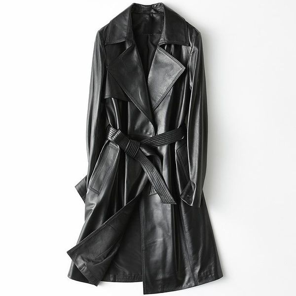 men's leather & faux 100% genuine jacket natural sheepskin coat female long women's windbreaker mulheres casacos hq19-cjx1902a lxr, Black
men's leather & faux 100% genuine jacket natural sheepskin coat female long women's windbreaker mulheres casacos hq19-cjx1902a lxr, Black