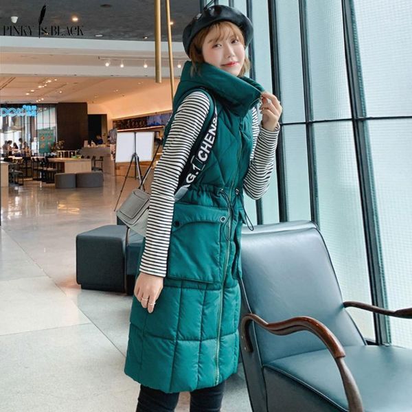 women winter vest waistcoat new women long vest sleeveless jacket hooded quilting down cotton warm female1, Black;white
women winter vest waistcoat new women long vest sleeveless jacket hooded quilting down cotton warm female1, Black;white