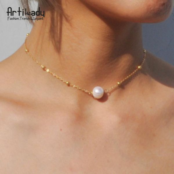 genuine pearl choker necklace fashion color chain with freshwater pearl necklace for women jewelry, Golden;silver
genuine pearl choker necklace fashion color chain with freshwater pearl necklace for women jewelry, Golden;silver