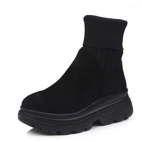 boots 2021 winter suede women's shoes plus velvet keep warm high heel for women snow platform elastic socks1, Black
boots 2021 winter suede women's shoes plus velvet keep warm high heel for women snow platform elastic socks1, Black