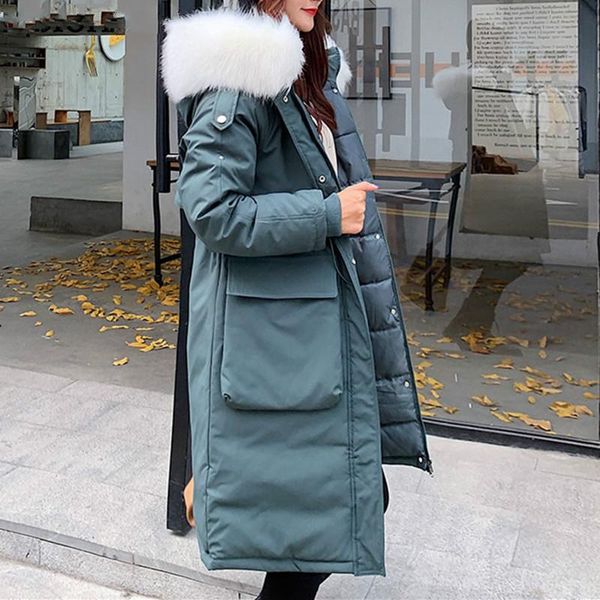 new 2020 autumn woman winter coats and jackets pockets womenswear puffer parkas high-quality oversize warm wild long coat, Black
new 2020 autumn woman winter coats and jackets pockets womenswear puffer parkas high-quality oversize warm wild long coat, Black