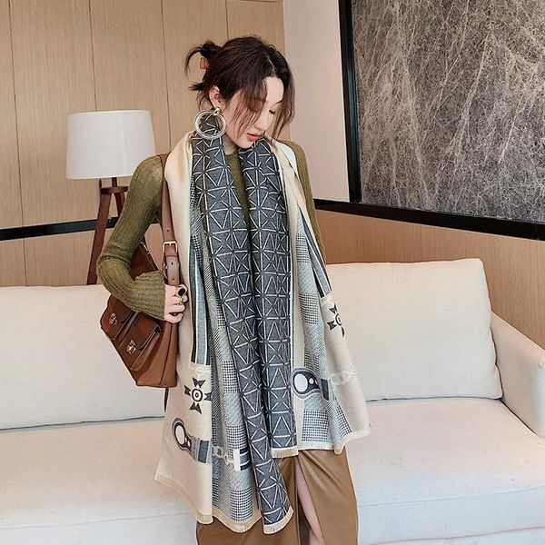 autumn dual-use korean printed women wraps shawls fashion cashmere warm thicken windproof foulard lady luxury scarves, Blue;gray
autumn dual-use korean printed women wraps shawls fashion cashmere warm thicken windproof foulard lady luxury scarves, Blue;gray