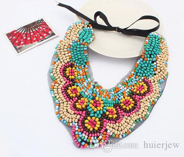 statement pendants for women styles gemstone lace choker bohemian necklace vintage collar necklaces, Silver
statement pendants for women styles gemstone lace choker bohemian necklace vintage collar necklaces, Silver