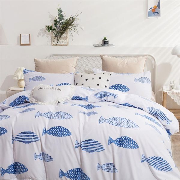 blue dot fish cartoon cute modern luxury comforter bedding set fashion king twin size bed linen duvet cover sets gift
blue dot fish cartoon cute modern luxury comforter bedding set fashion king twin size bed linen duvet cover sets gift