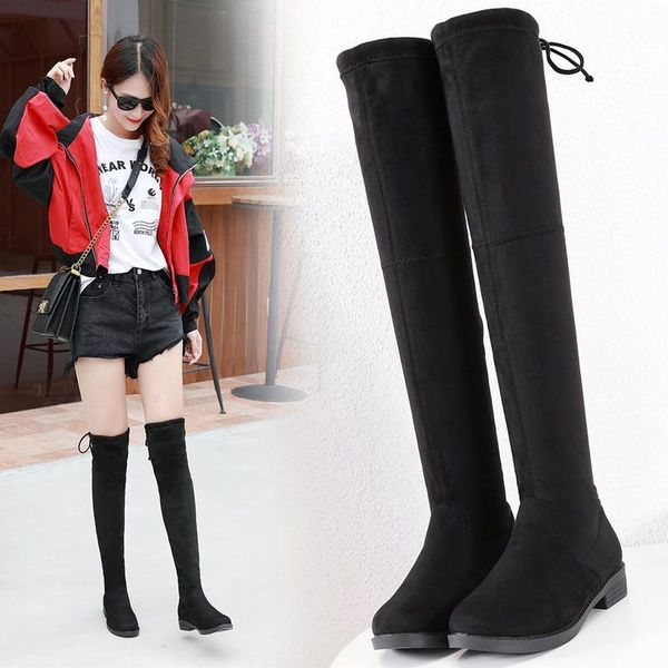 boots semi-high heeled women over the knee 2021 style \n flat elastic net red autumn all-match winter shoes1, Black
boots semi-high heeled women over the knee 2021 style \n flat elastic net red autumn all-match winter shoes1, Black