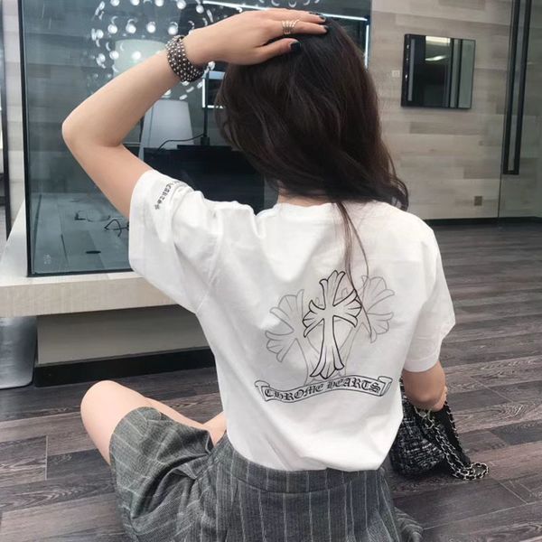 crosin half sleeve ins chaohuochao brand bottom shirt ch sanskrit phantom cross printed lovers t-shirt men, Black
crosin half sleeve ins chaohuochao brand bottom shirt ch sanskrit phantom cross printed lovers t-shirt men, Black
