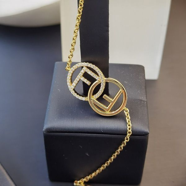 f letter necklace bracelet star the same round inlaid zircon earring earrings are versatile and simple, Golden
f letter necklace bracelet star the same round inlaid zircon earring earrings are versatile and simple, Golden