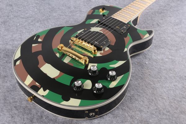 custom zakk wylde camouflage black bullseye electric guitar copy, gold truss rod cover china guitars
custom zakk wylde camouflage black bullseye electric guitar copy, gold truss rod cover china guitars