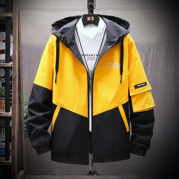 autumn new casual fashion trend temperamental youth patchwork color hooded men's jacket streetwear masculino, Black;brown
autumn new casual fashion trend temperamental youth patchwork color hooded men's jacket streetwear masculino, Black;brown