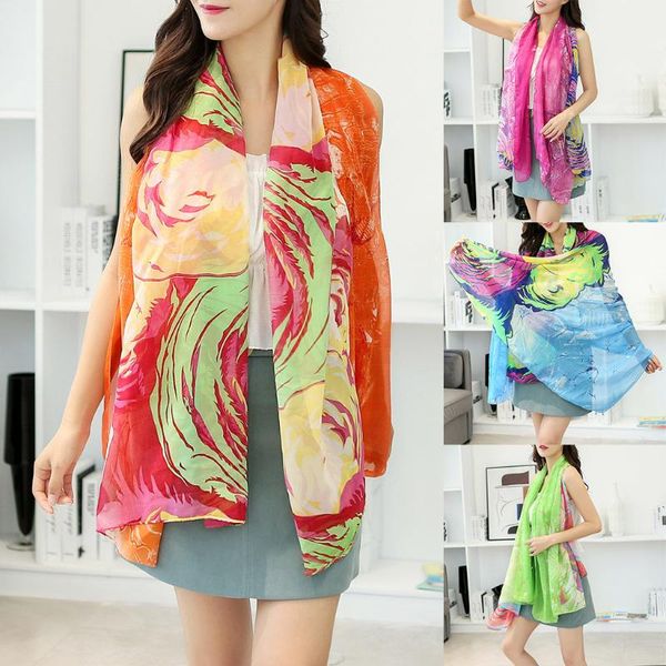fashion women's ladies chiffon print long soft wrap scarf ladies shawl scarf, Blue;gray
fashion women's ladies chiffon print long soft wrap scarf ladies shawl scarf, Blue;gray