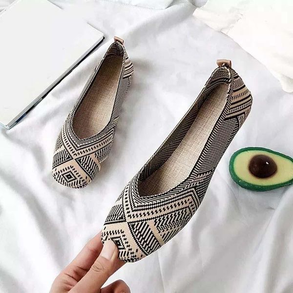 women flat shoes knitted stretch slip on ladies loafers shallow fashion comfortable soft casual female footwear autumn, Black
women flat shoes knitted stretch slip on ladies loafers shallow fashion comfortable soft casual female footwear autumn, Black