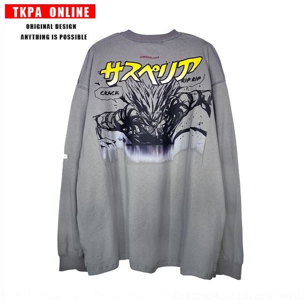 as1il tkpa2020 spring sleeve t-shirt sweater autumn men's thin sweater harajuku cartoon hip-hop printed long and t-shirt fashion man js, Blue
as1il tkpa2020 spring sleeve t-shirt sweater autumn men's thin sweater harajuku cartoon hip-hop printed long and t-shirt fashion man js, Blue