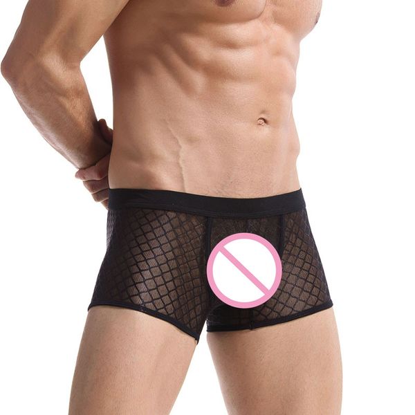 3Pieces/Lot Mens Mesh Underwear Low Rise See Through Boxer Shorts Underpants Gay Men Sexy Nylon Boxers Transparent Trunk Underwear, Black
3Pieces/Lot Mens Mesh Underwear Low Rise See Through Boxer Shorts Underpants Gay Men Sexy Nylon Boxers Transparent Trunk Underwear, Black