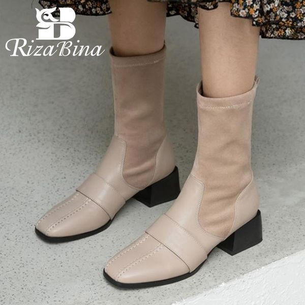 rizabina plus размер 31-48 женщины mid calf boots квадратный toe лоскутная женская зимняя осенняя обувь мода прохладная короткая сапоги, Black
rizabina plus размер 31-48 женщины mid calf boots квадратный toe лоскутная женская зимняя осенняя обувь мода прохладная короткая сапоги, Black