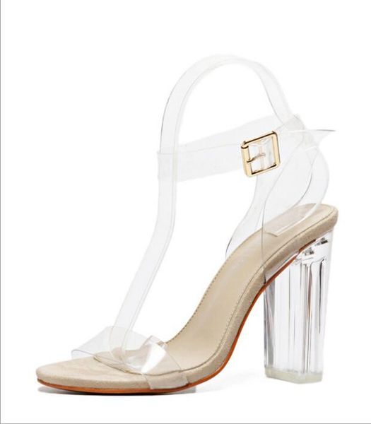 pvc transparent toe plexiglass fish nose thick high heels nightclub pump, Black
pvc transparent toe plexiglass fish nose thick high heels nightclub pump, Black
