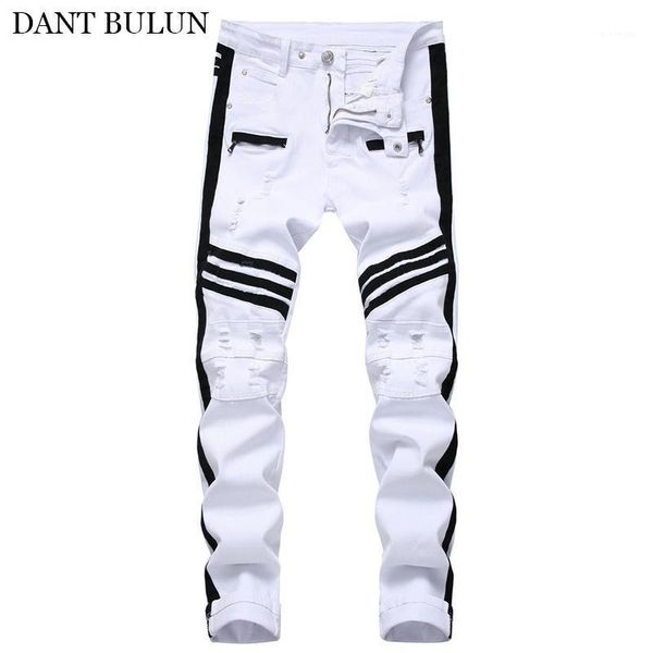 mens jeans skinny stretch biker moto jeans men side stripe slim fit straight mens denim pants ripped zipper designer trousers1, Blue
mens jeans skinny stretch biker moto jeans men side stripe slim fit straight mens denim pants ripped zipper designer trousers1, Blue