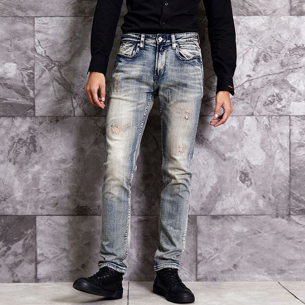 2021 new mode streetwear pants thin retro-blue men shredded from designer vintage hip denim jeans 5mtj
2021 new mode streetwear pants thin retro-blue men shredded from designer vintage hip denim jeans 5mtj